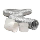 4 in. X 8 Ft. Dryer to Duct Connector Kit