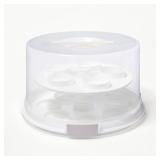 Round Cake Carrier White/Clear - Figmintï¿½: 23.5...