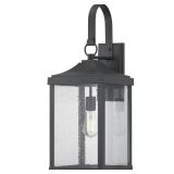Park Court 26 in. 1-Light Textured Black...