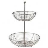 Matte Finish 2-Tier Fruit Basket - Thresholdï¿½:...