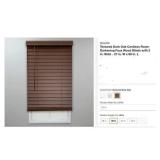 StyleWell Textured Dark Oak Cordless Room...