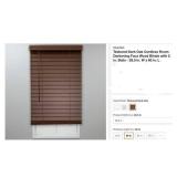 StyleWell Textured Dark Oak Cordless Room...