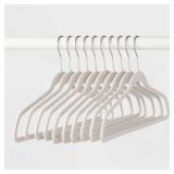 10pk Flocked Hangers White - Brightroomï¿½:...