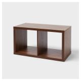 13" 2 Cube Walnut - Brightroomï¿½