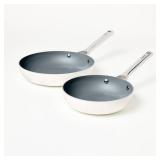 2pk (8" & 10") Nonstick Ceramic Coated Aluminum...