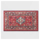 34" X 20" Vintage Persian Medallion Kitchen Rug...