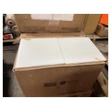 6x6 Matte Arctic White Ceramic Wall Tile, ONE LOT