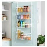 4 Tier Over-the-Door Storage Rack -...