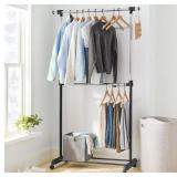 Adjustable Double Rod Garment Rack - Brightroomï¿½