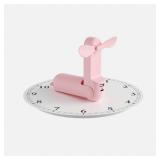 5 in. Personal Fan in Pink with 4500mAh Battery