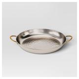 Coastal 14" Stainless Steel Round Serving Tray...