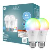GE LED+ Color Changing LED Light Bulbs with...