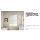 Home Decorators Collection White Cordless Faux...