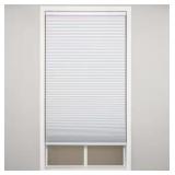 21.5Wx64L Blackout Polyester Cellular Shades White