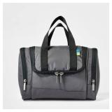Large Hanging Toiletry Bag Gray - Open Story:...