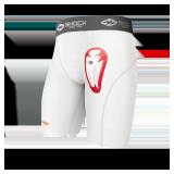 Shock Doctor Compression Shorts with Protective...