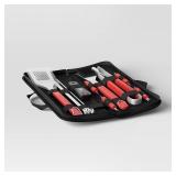 17pc BBQ Stainless Steel Grill Spatula Set...