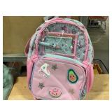Pink & Blue Kids Backpack & Lunch Bag Set, w/...