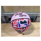 Angel Reese Basketball - Pink, Multi-Color Pattern