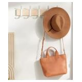 (NO HARDWARE) 5-Hook Wall Mount Coat Rack