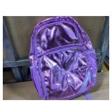 Cat & Jack Classic Metallic Purple Backpack