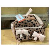 Cat & Jack Classic Lunch Bag - Pink Leopard, Bows