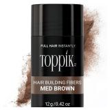 Toppik Hair Building Fibers, Medium Brown, 12g...