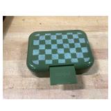Cat & Jack Bento Lunch Box - Green Checkered,...