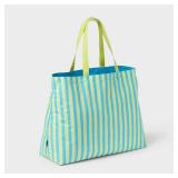 Water Resistant Reversible Tote Bag Light -...
