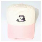 Golf Cart Hat - Frasier Sterling Purple/Pink:...