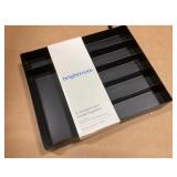 brightroom 6-Compartment Drawer Organizer - Black