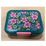 Critter Lunch Bento Lunch Box - Teal Floral...