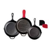 Lodge Seasoned Cast Iron 6pc Starter Set