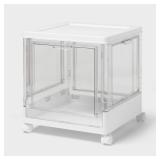 Stackable Collapsible Cube with Doors -...
