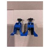 Car Frame Rail Support Stands 2 Pack  Blue