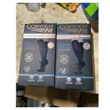 Copper Fit Compression Socks 2-Pack