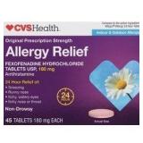 CVS Health Allergy Relief Fexofenadine 45 CT.
