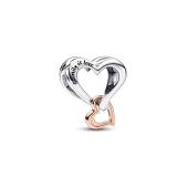Pandora Heart Bracelet Charm  Rose Gold