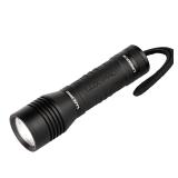 LUXPRO Rugged Black Flashlight