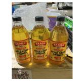 Bragg Organic Apple Cider Vinegar  3 Bottles
