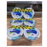 Dixie Disposable Plates 8.5 White Floral 6-Packs