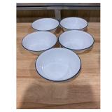O Belle Bowls White  5-Pack