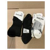 Feetures Socks XL 3-Pairs Pack  Black White Grey