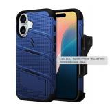 ZIZO BOLT Bundle iPhone 16 Case with Tempered...