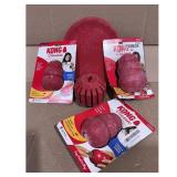 KONG Dog Toys Red  Classic Treat Dispensing Pack