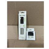 Klean Kanteen Straws with Wide Loop Cap - Black