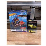 Hot Wheels Fuel Station Playset w Camaro  Bundle