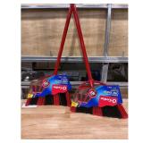O-Cedar Power Corner Broom RedBlack  Pack of 2