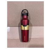 Corkcicle Water Bottle Red and Gold