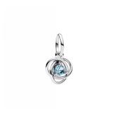 Pandora Sea Aqua Dangle Charm  1.2 grams